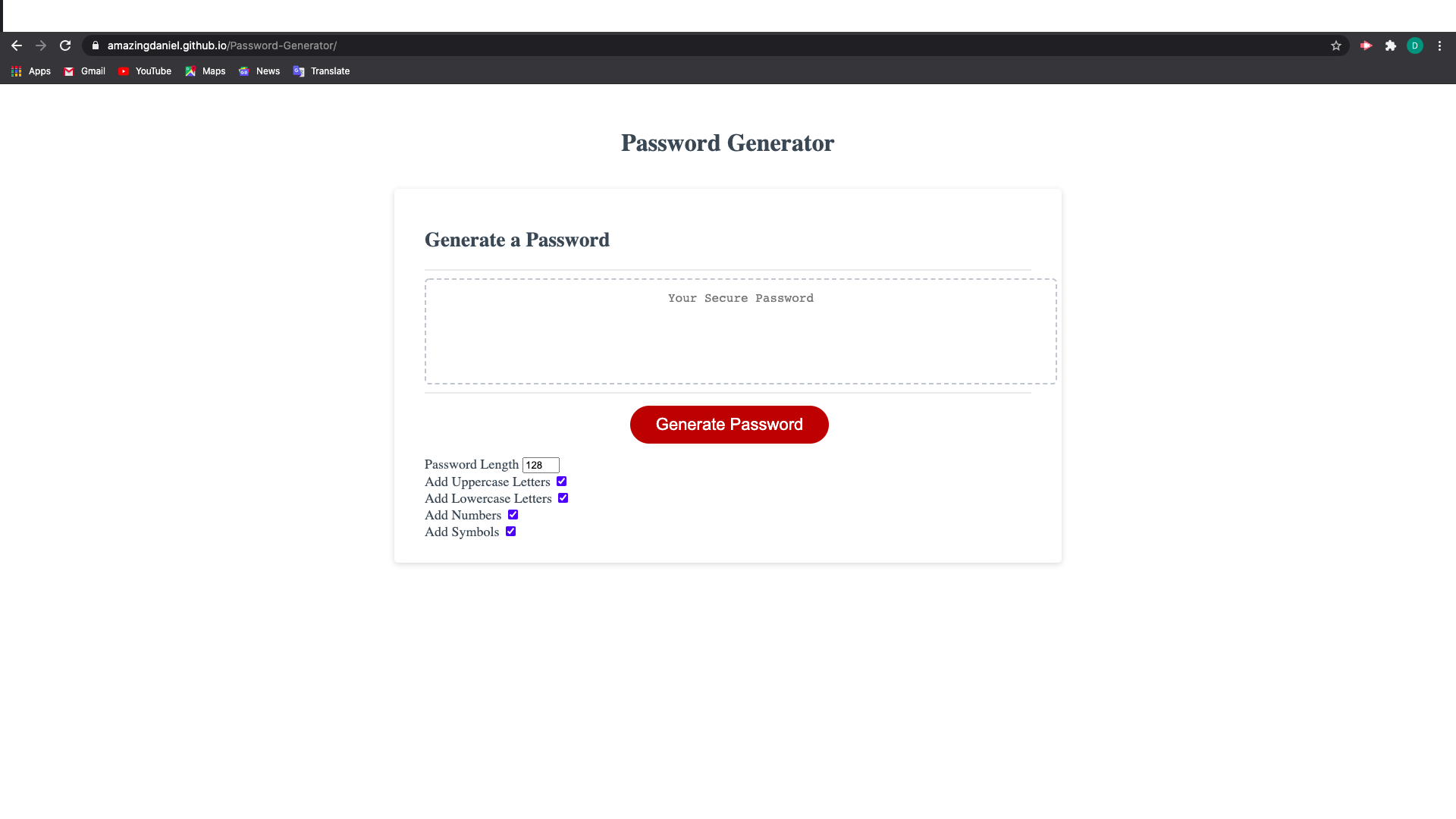 PasswordGenerator